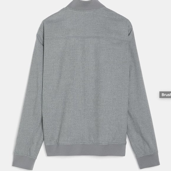 RW&CO Grey Brushed Bomber Jocket - Picture 4 of 4